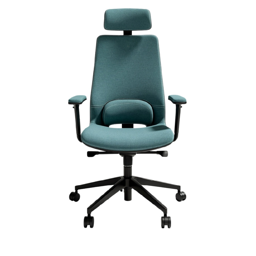**Ergonomische bureaustoel met verstelbare rugleuning en lendensteun**